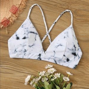 Marble Swim Top
